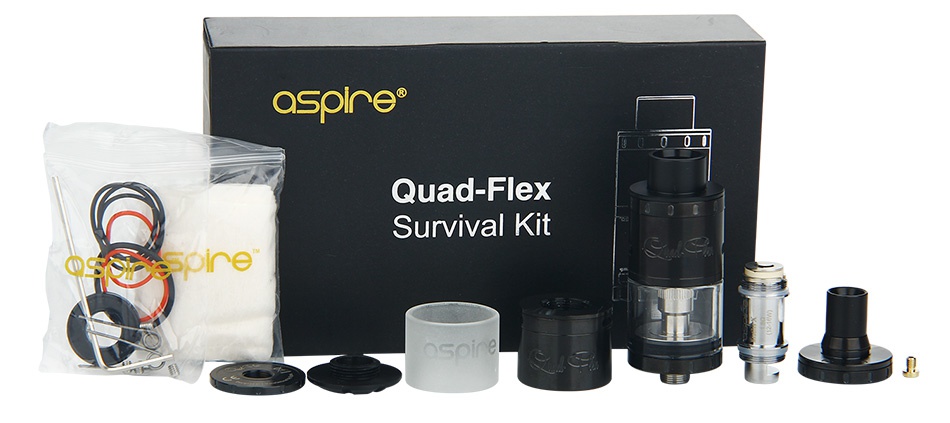 Aspire Quad-Flex Survival Kit aspre Quad Flex Survival Kit