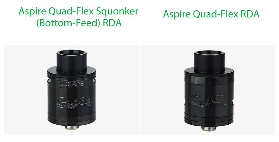 Aspire Quad-Flex Survival Kit Aspire Quad Flex Squonker Aspire Quad Flex RDA  Bottom Feed  RDA