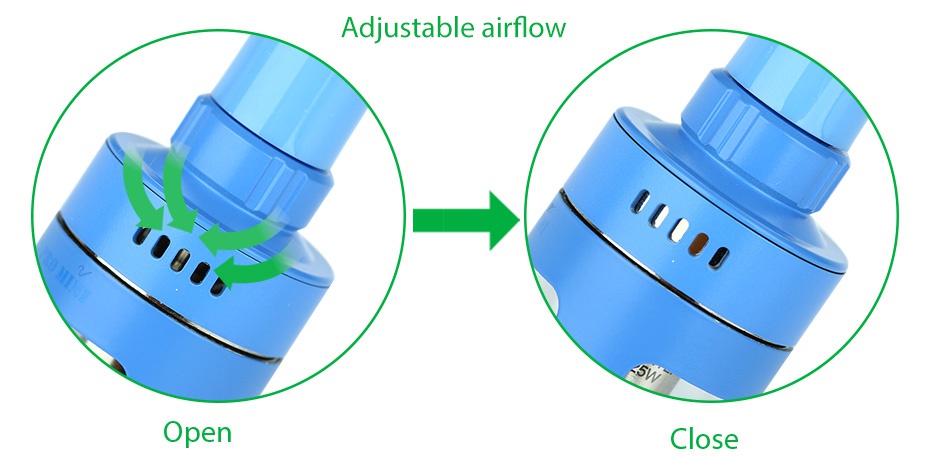 Joyetech CUBIS Pro Mini Atomizer 2ml Adjustable airflow Open C ose