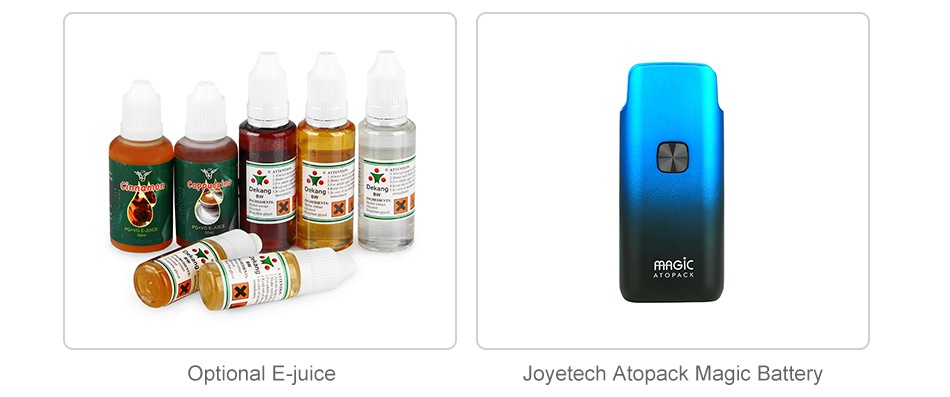 Joyetech Atopack Magic Starter Kit 1300mAh Optional E juice Joyetech Atopack Magic Battery