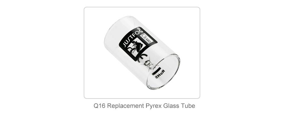JUSTFOG Q16 Starter Kit 900mAh Q16 Replacement Pyrex Glass Tube