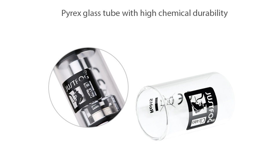 JUSTFOG Q16 Starter Kit 900mAh Pyrex glass tube with high chemical durability