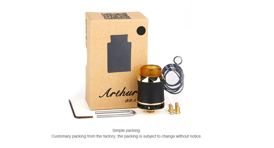 Cool Vapor Arthur RDA g he factory  the hange without notice