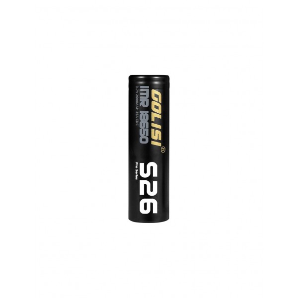 Golisi S26 IMR 18650 High-drain Li-ion Battery 35A 2600mAh