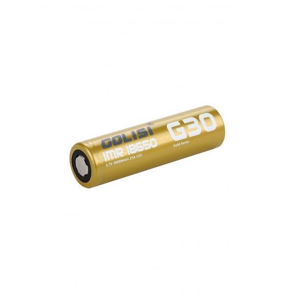 Golisi G30 IMR 18650 High-drain Li-ion Battery 25A 3000mAh