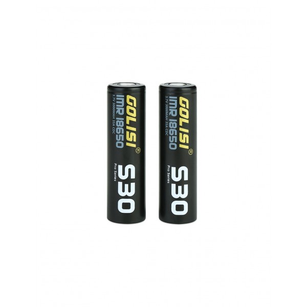 Golisi S30 IMR 18650 High-drain Li-ion Battery 35A 3000mAh 2pcs