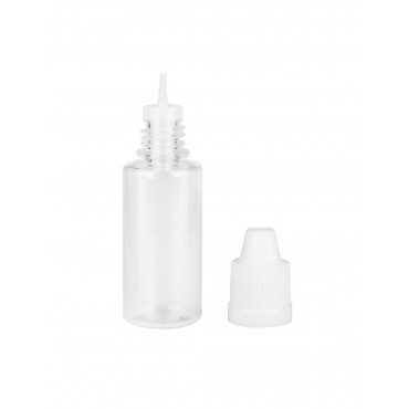 PET Needle Tip Plastic Transparent Dropper Bottle 15ml