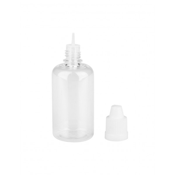 Unassembled PET Transparent Plastic Dropper Bottle 50ml 1000pcs