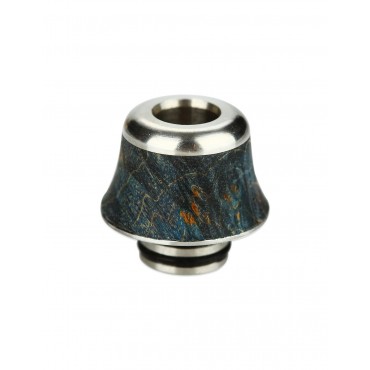 Arctic Dolphin Stabilized Wood Drip Tip 510 A12