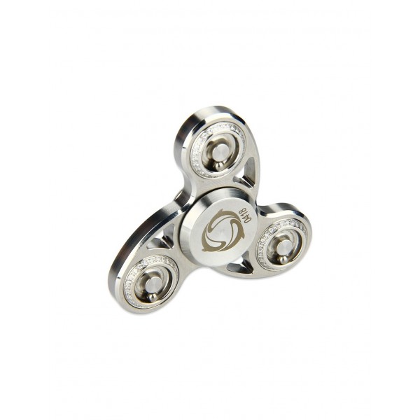 Rhinestone Tri-Bar Hand Spinner