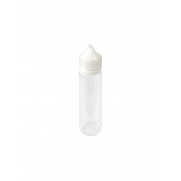 Unassembled PET Transparent Long Bottle 60ml 1250pcs