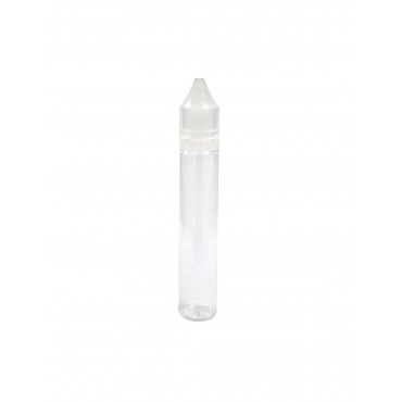 Unassembled PET Transparent Long Bottle 30ml 1800pcs