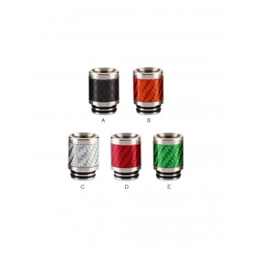 Stainless Steel Carbon Fiber 810 Drip Tip 0306