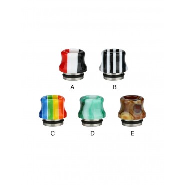 Resin National Flag Curved 810 Drip Tip 0319