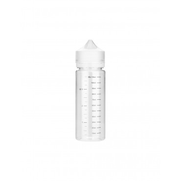 Unassembled PET Transparent Bottle with Scale 120ml