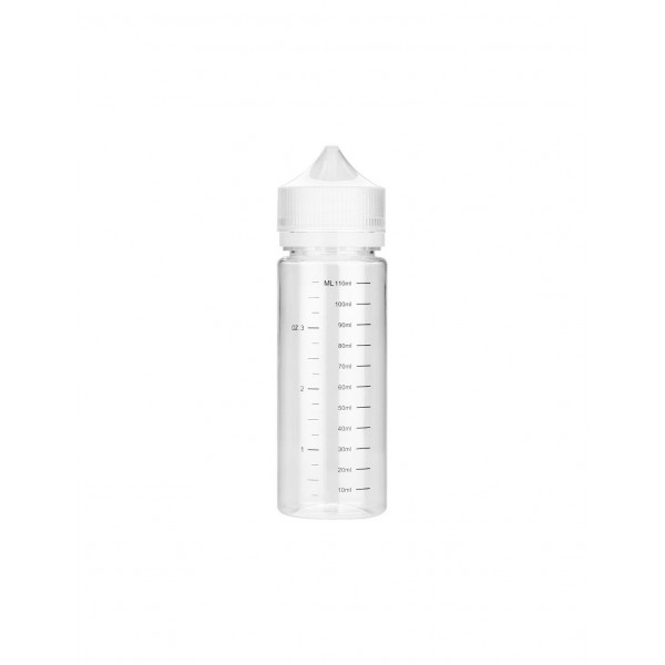 Unassembled PET Transparent Bottle with Scale 120ml