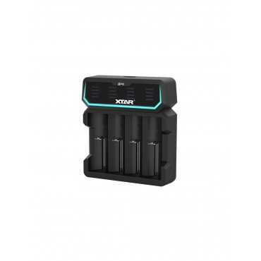 Xtar D4 4-slot Quick Charger with LCD Screen