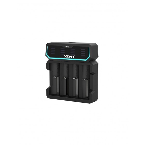 Xtar D4 4-slot Quick Charger with LCD Screen