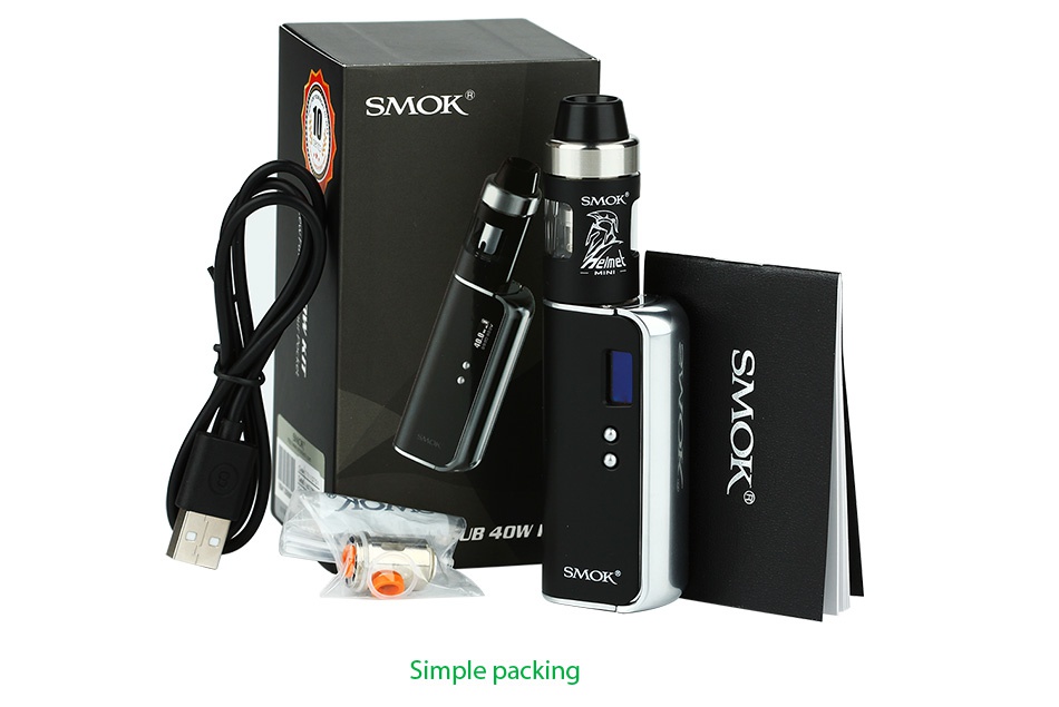 SMOK OSUB 40W TC Starter Kit 1350mAh SMOK 8 40WI Simple packing