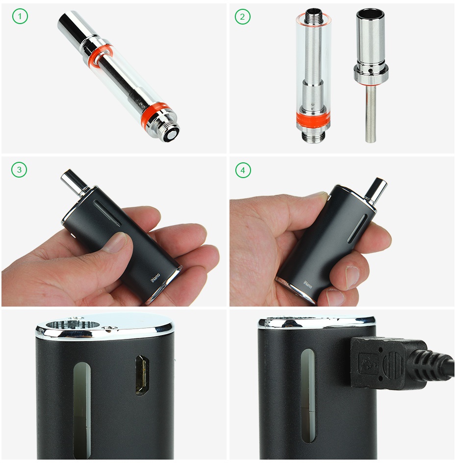 Eleaf iNano Starter Kit 650mAh OPERATION GUIDE