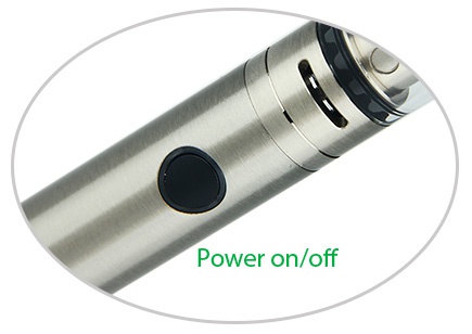 Kangertech SUBVOD-C Starter Kit 1300mAh Power on off