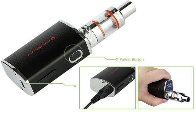 KIMSUN TC40W Mini Kit 1100mAh o Power button