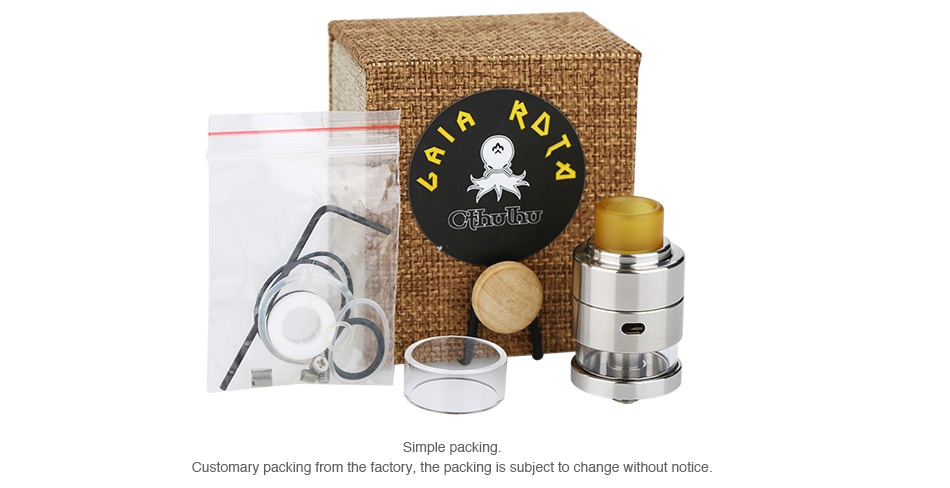 Cthulhu GAIA RDTA 2ml Cbot KHD Simple packi Customary packing from the factory  the packing is subject to change without notice