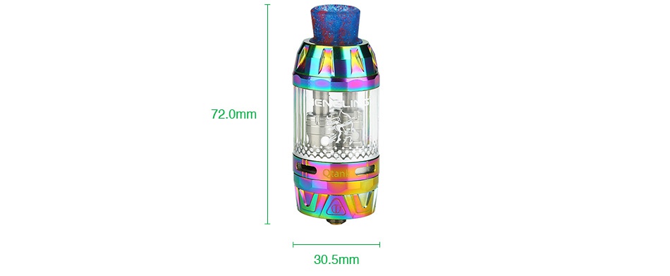 HENGLING Qtank Gyrate Dual Flavor Subohm Tank 5ml 72 0mm 30 5mm