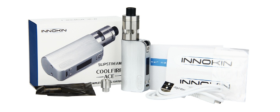 [US Only] Innokin CoolFire ACE 40W Slipstream Kit 1300mAh Black Blue Silver Amethyst urple