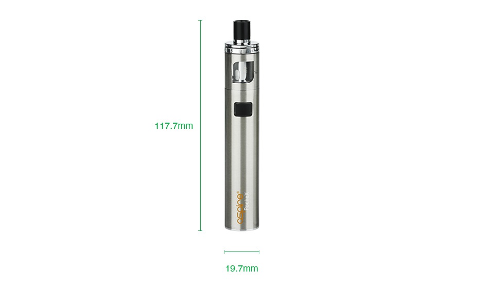 Aspire PockeX Pocket AIO Starter Kit 1500mAh 117 7mr 19 7mm