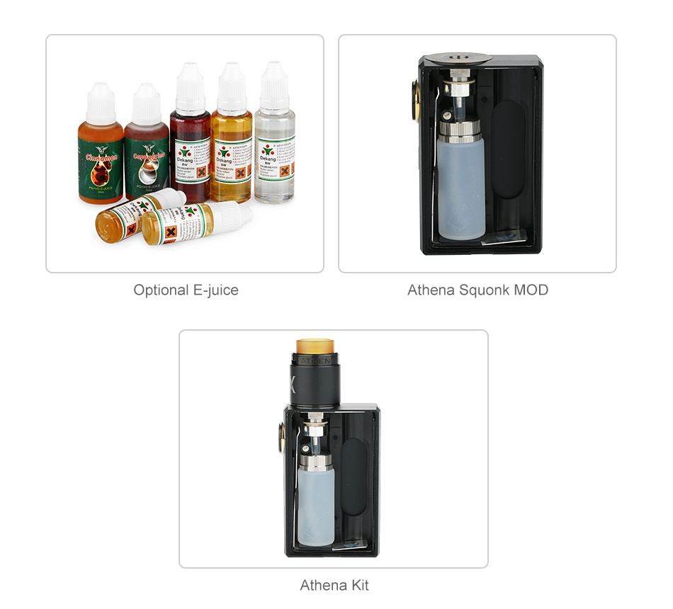 GeekVape Silicone Squonk Bottle 6.5ml s Optional E juice Athena Squonk MOD Athena Kit