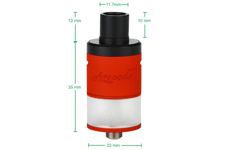 GeekVape Avocado 22 RDTA Special Edition 3.5ml 12mm 10 mm 22 mm