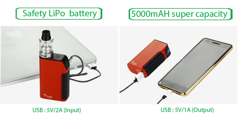 Tesla Teslacigs Three Starter Kit 5000mAh SLACK