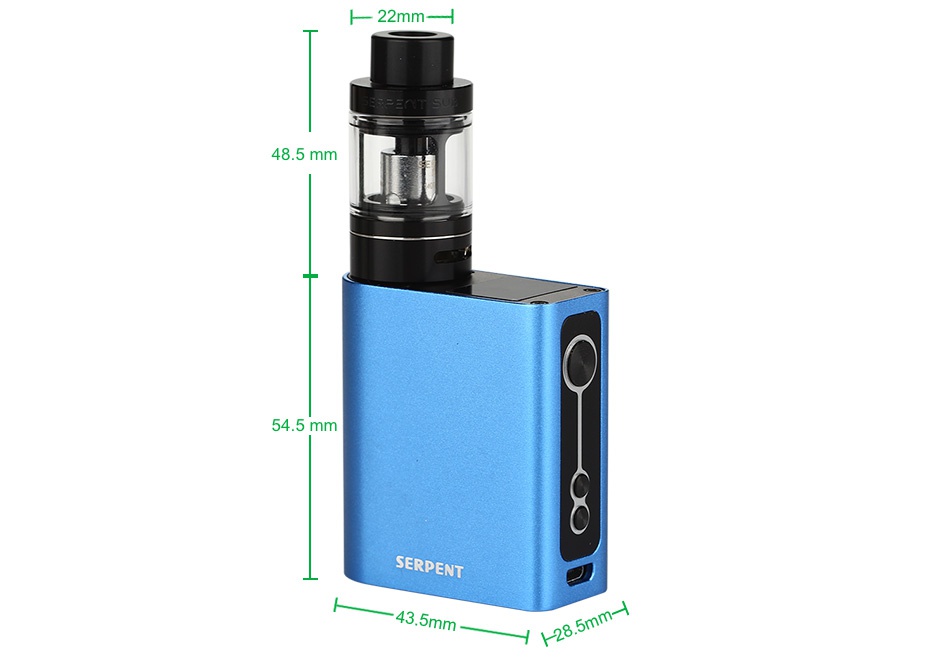 WOTOFO Serpent 50W TC Full Kit 2000mAh SERPENT SERPENT ERP T