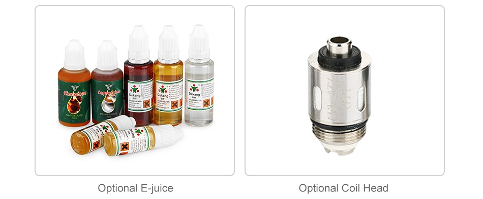 JUSTFOG P14A Clearomizer 1.9ml Optional E juice Optional Coil Head