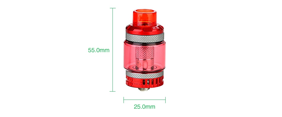 WISMEC Column Subohm Tank 6.5ml/2ml 55 0mm 25 omn