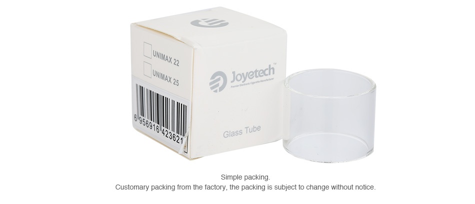 Joyetech ProCore Aries Replacement Glass Tube 4ml ch Glass Tube Simple packing Customary packing from the factory  the packing is subject to change without notice