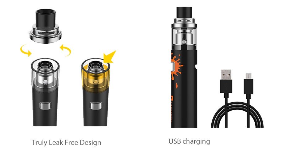 Vaporesso VECO PLUS SOLO Starter Kit 3300mAh Truly Leak Free Design USB charging