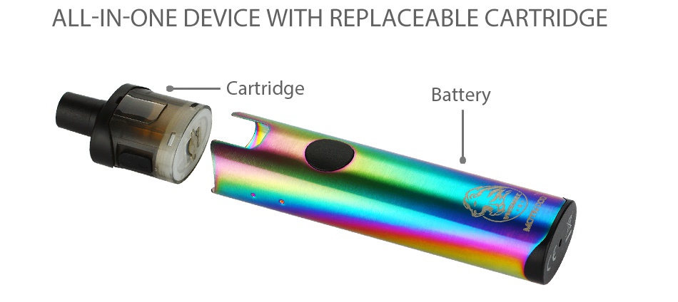 WISMEC Motiv POD Kit 2200mAh ALL IN ONE DEVICE WITH REPLACEABLE CARTRIDGE Cartridge Battery