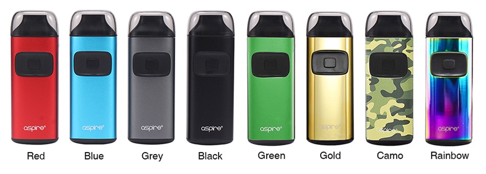 Aspire Breeze AIO Kit 650mAh aspre osore spre aspre aspre Red bluc G Black Green Gold Camo Rainbow