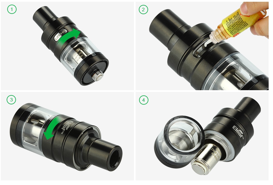 Eleaf LYCHE Atomizer 4ml OPERATION GUIDE