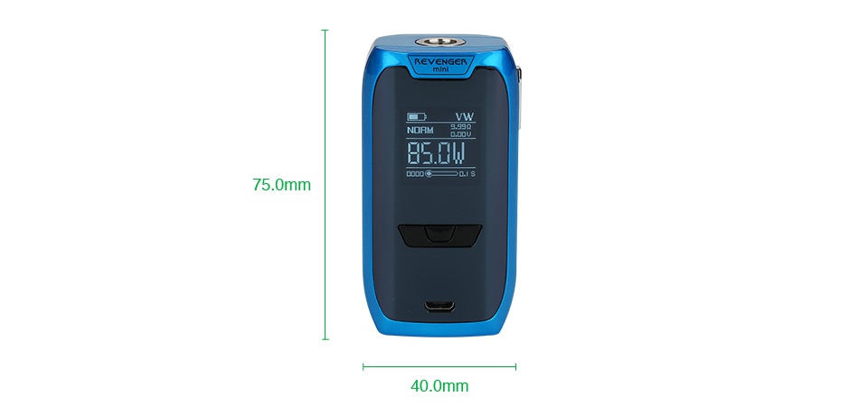 Vaporesso Revenger Mini 85W TC MOD 2500mAh VAPORESSO VAPORESSO VAPORESSO VAPORESSO Red Black Aluminum