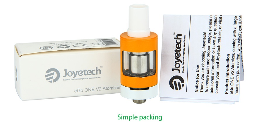 Joyetech eGo ONE V2 Atomizer 2ml NE V2 88 Simple packi