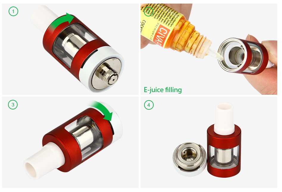 Joyetech eGo ONE V2 Atomizer 2ml E juice filling