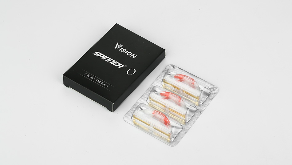 Vision Spinner O Pod Cartridge 1.1ml 3pcs