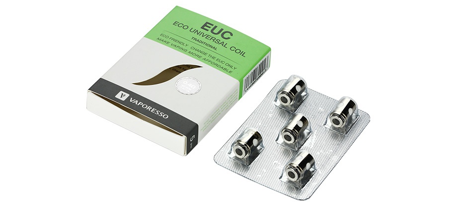 Vaporesso Traditional EUC Clapton for Estoc/Target Pro/ORC/Gemini 5pcs ECO UNIVERSAL CO L