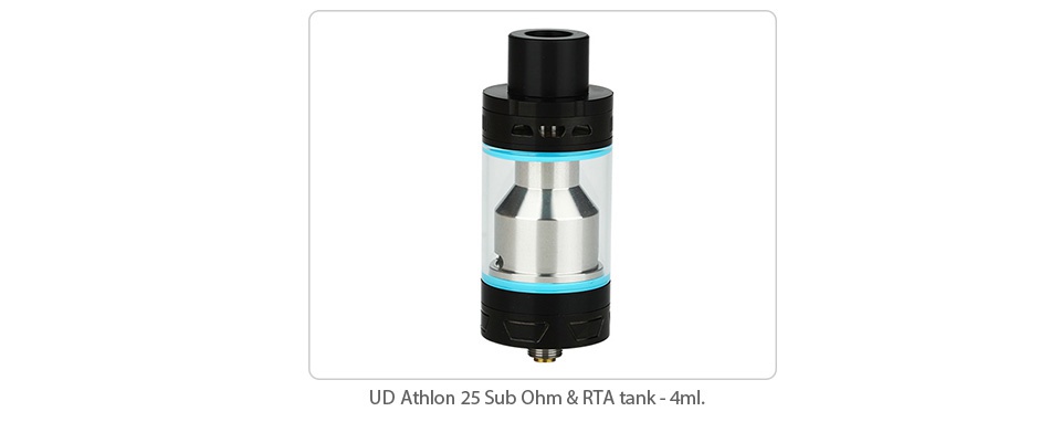 UD Athlon 25 RBA Head UD Athlon 25 Sub ohm rta tank  4ml