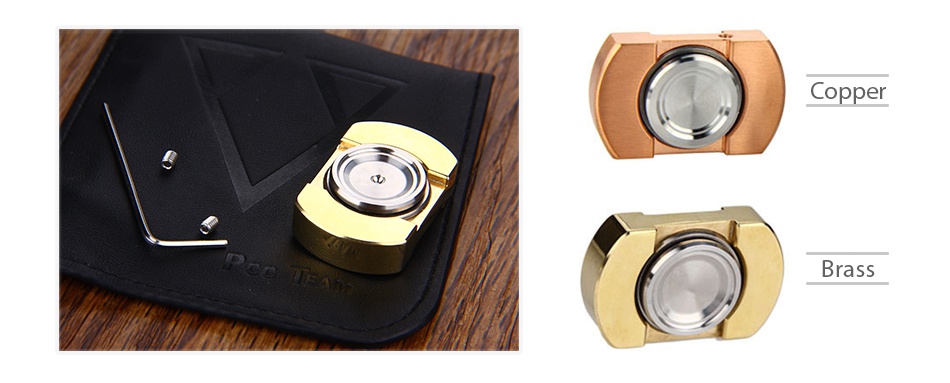 V2 Vorso EDC Hand Spinner Fidget Toy Copper Brass