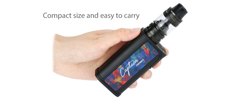 IJOY Captain PD1865 225W with Captain S Tank TC Kit Compact size and easy to carry