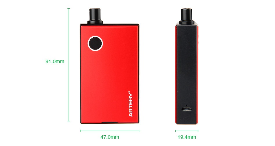 Artery PAL AIO Starter Kit 1200mAh 91 0mm 47 0mm 19 4mm